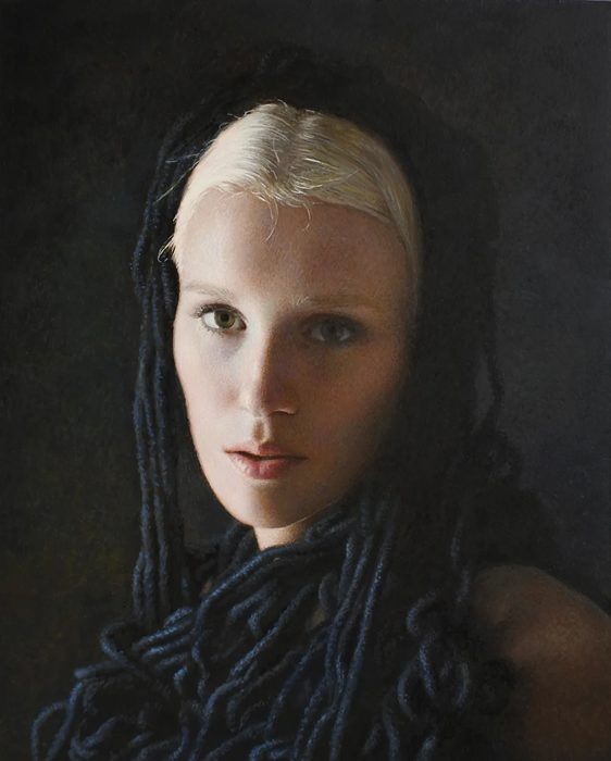 Egg tempera painting by Kerry Simmons