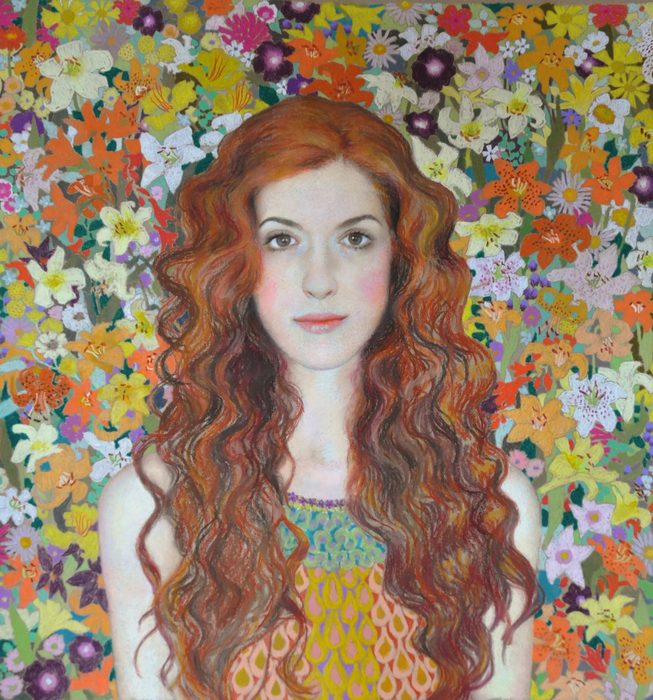 Floral painting by Kerry Simmons