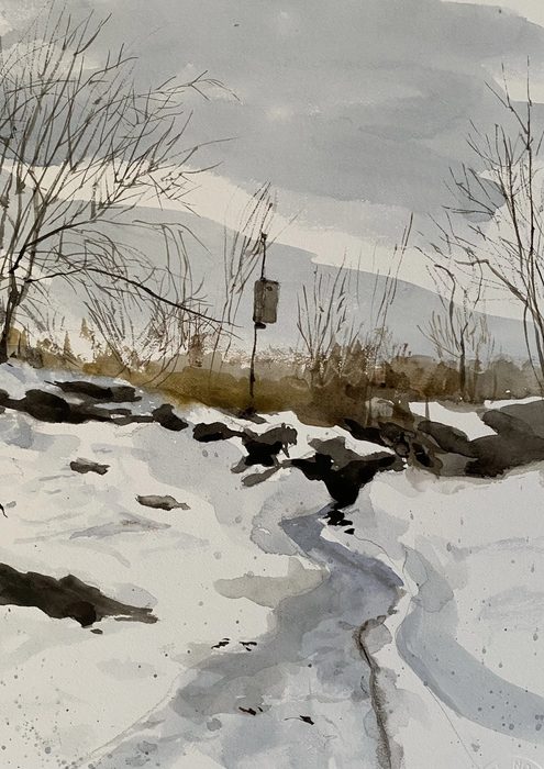 Watercolor by Kerry Simmons